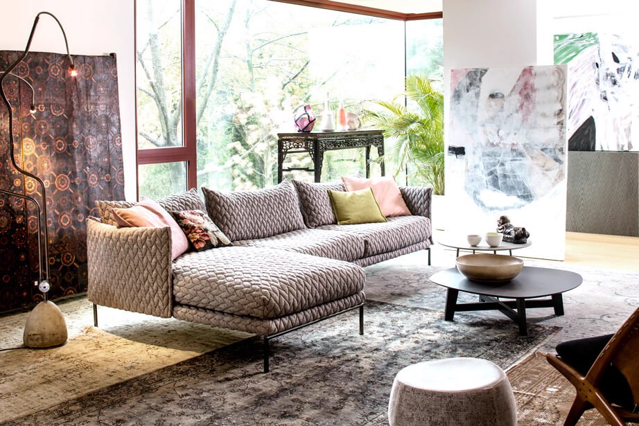 Диван Gentry — Moroso, кожа, фото 5