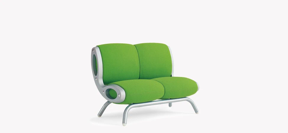 Диван Gluon — Moroso, кожа, фото 2