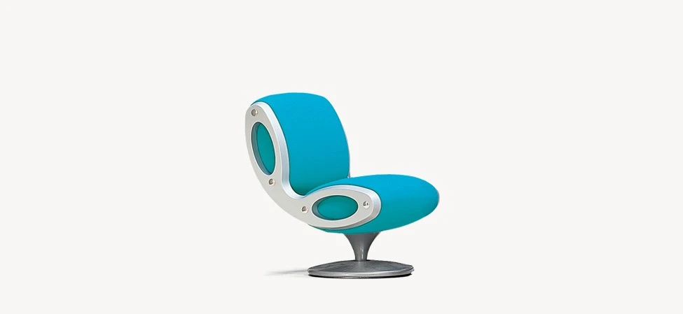 Кресло Gluon — Moroso, кожа, фото 3