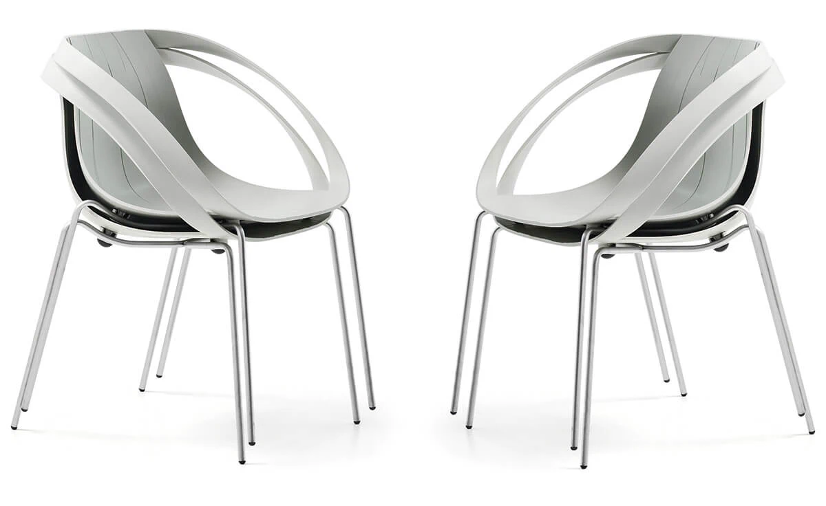 Стул Impossible Wood — Moroso, металл, фото 2