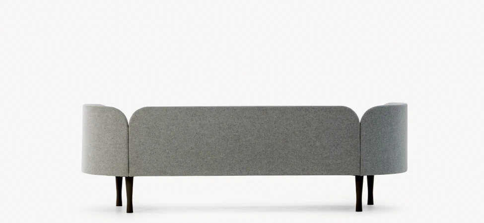 Каркас и наполнение: массив дерева. Современный дизайн Диван Josephine — Moroso, кожа, фото 2