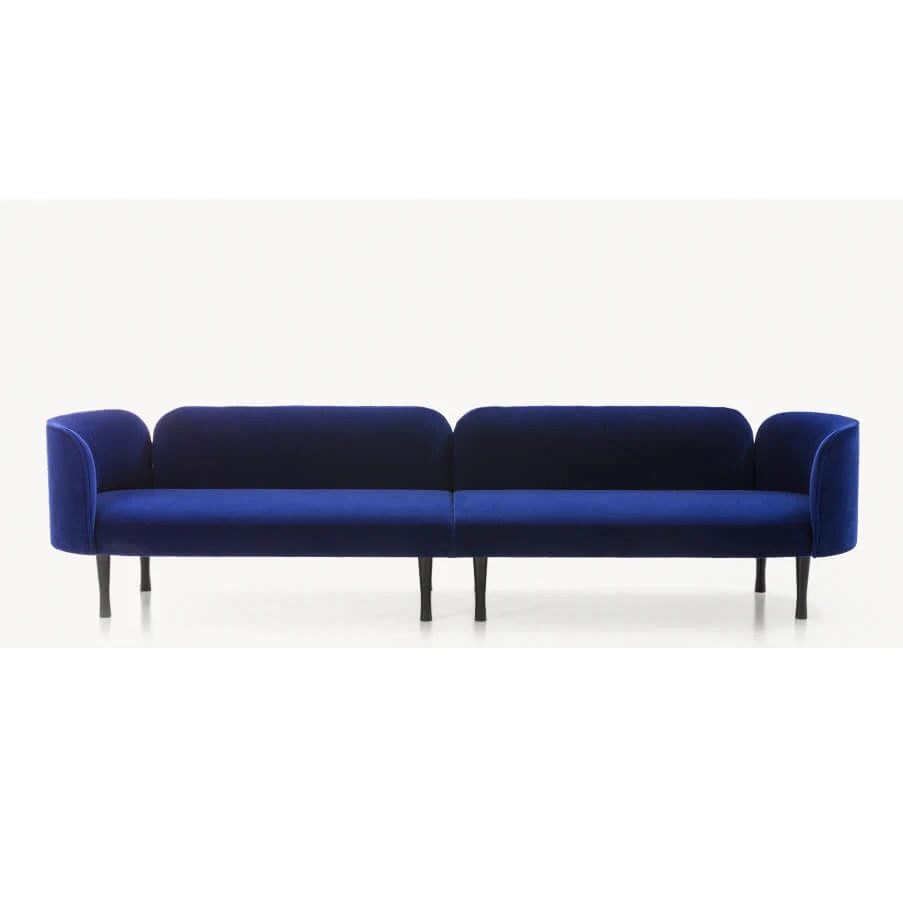 Каркас и наполнение: массив дерева. Современный дизайн Диван Josephine — Moroso, кожа, фото 3