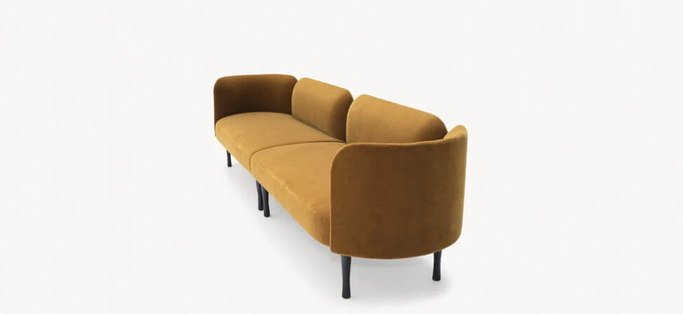 Каркас и наполнение: массив дерева. Современный дизайн Диван Josephine — Moroso, кожа, фото 5