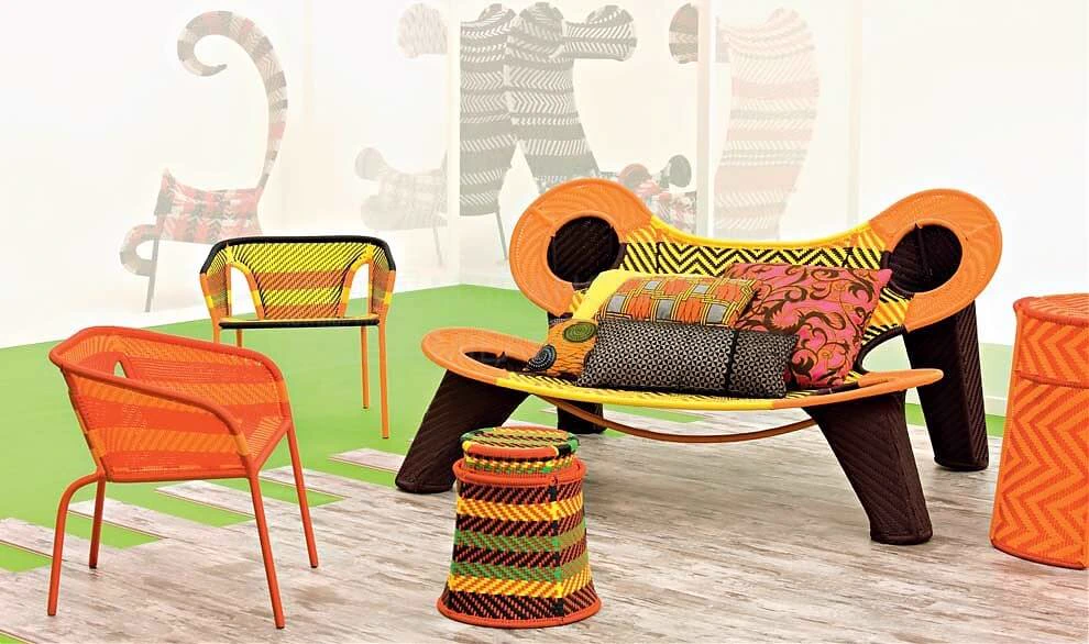 Диван Madame Dakar — Moroso, металл, фото 5