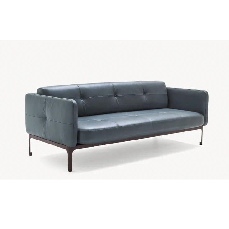 Каркас и наполнение: металл. Современный дизайн Диван Modernista — Moroso, кожа, фото 2