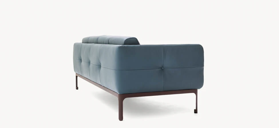 Каркас и наполнение: металл. Современный дизайн Диван Modernista — Moroso, кожа, фото 5
