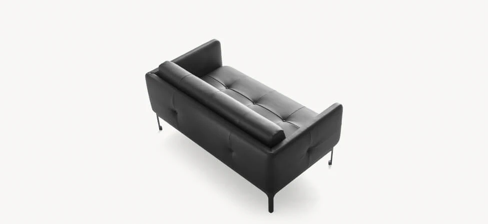 Каркас и наполнение: металл. Современный дизайн Диван Modernista — Moroso, кожа, фото 6