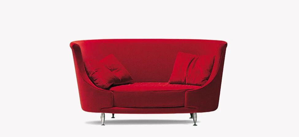 Каркас и наполнение: металл. Современный дизайн Диван New-tone — Moroso, кожа, фото 6