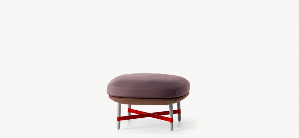 Пуф Ottoman — Moroso, кожа, фото 3