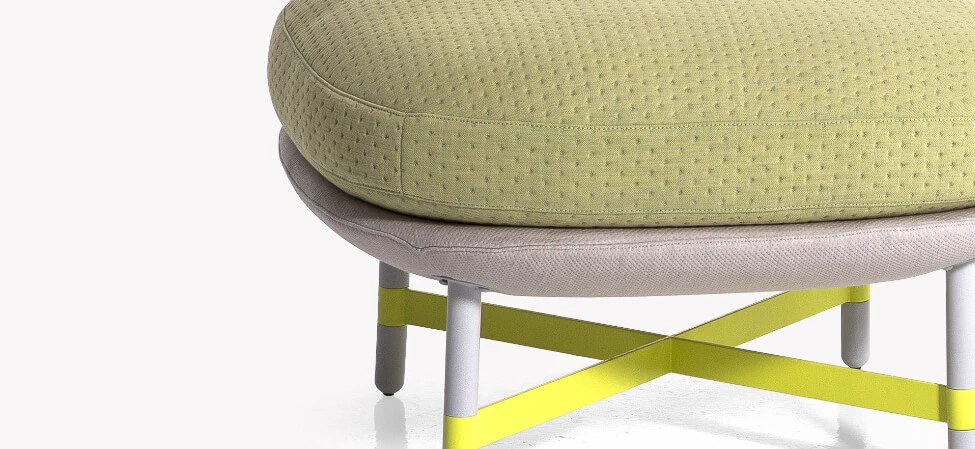 Пуф Ottoman — Moroso, кожа, фото 5