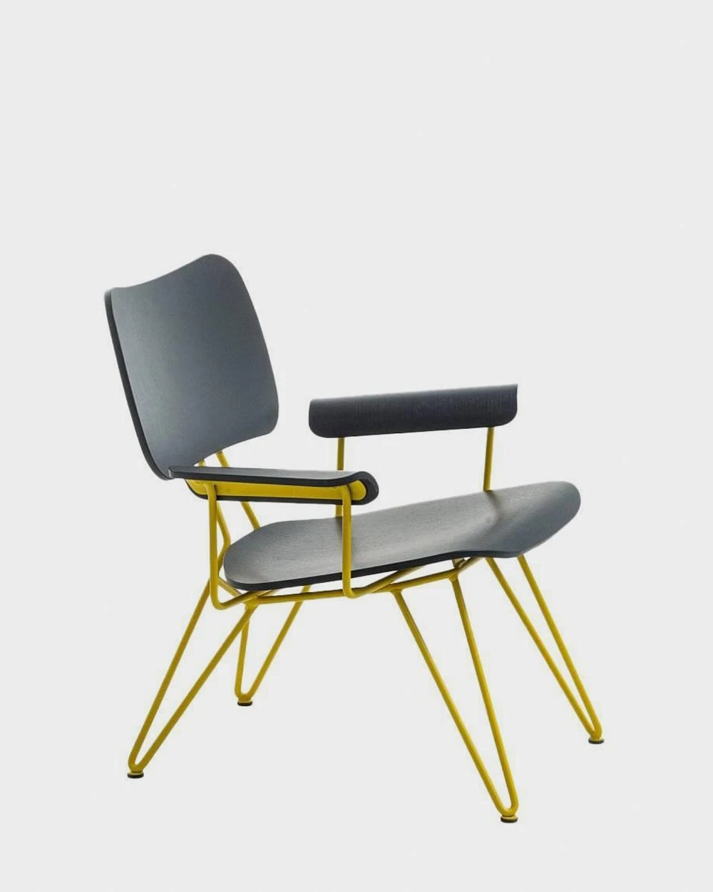 Каркас и наполнение: металл, пенополиуретан. Современный дизайн Кресло Overdyed Lounge Chair — Moroso, металл, фото 2
