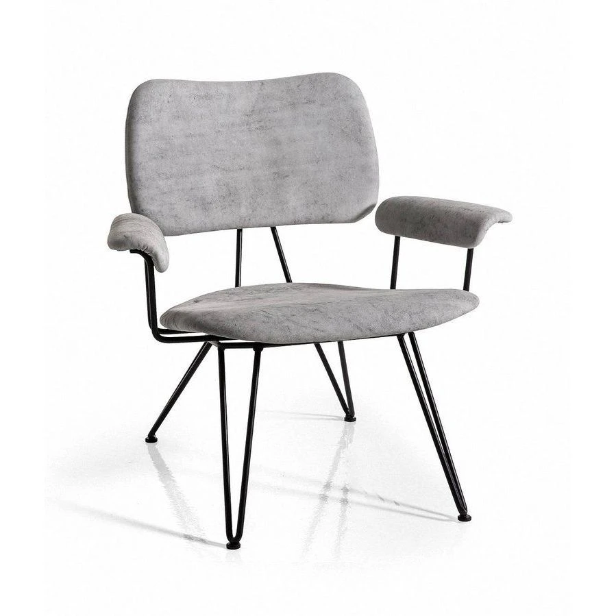 Каркас и наполнение: металл, пенополиуретан. Современный дизайн Кресло Overdyed Lounge Chair — Moroso, металл