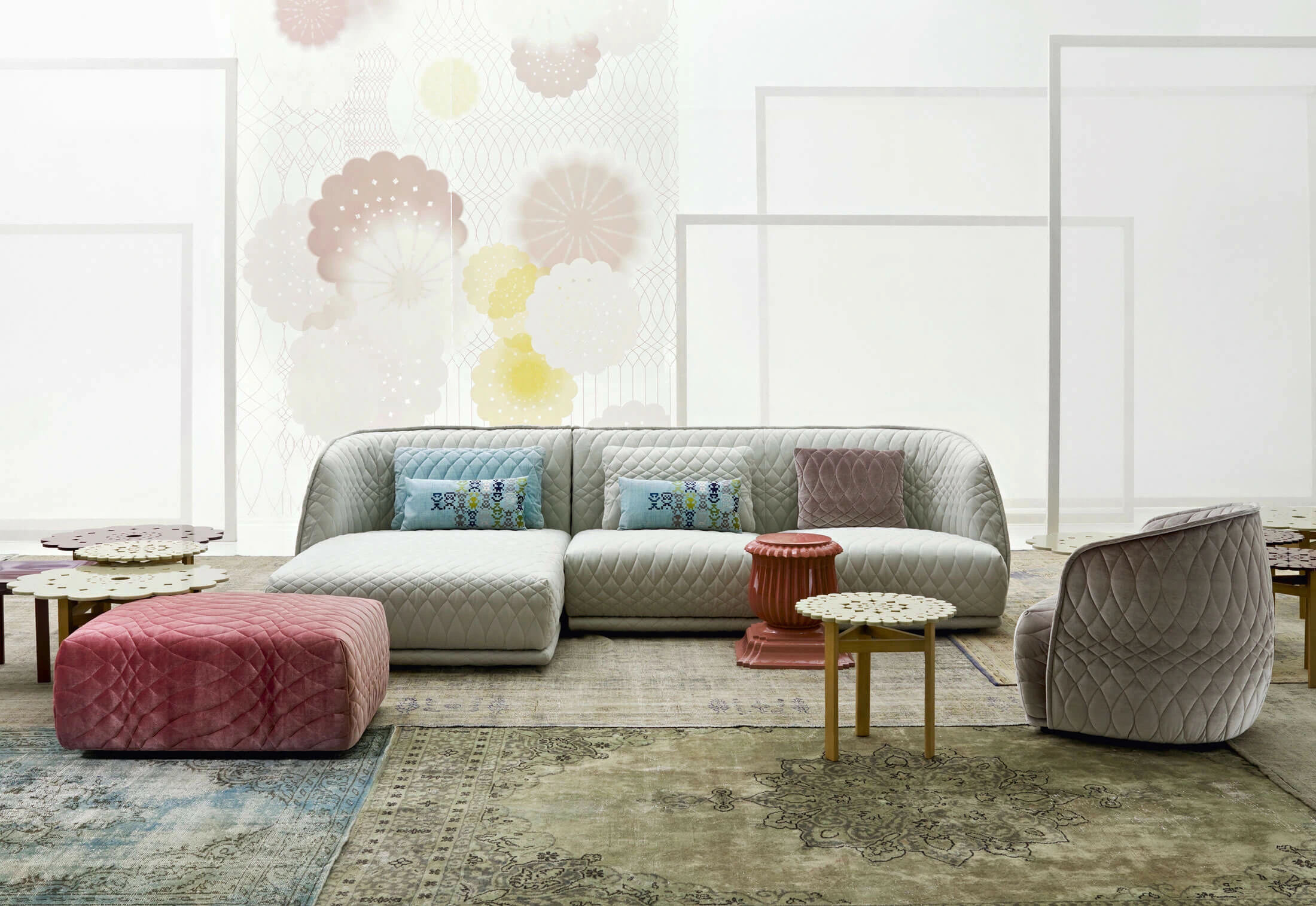 пуф Redondo — Moroso, ткань, фото 3
