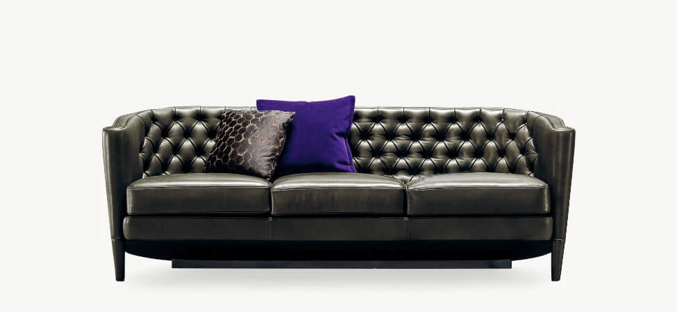 Диван Rich Cushion — Moroso, кожа, фото 3
