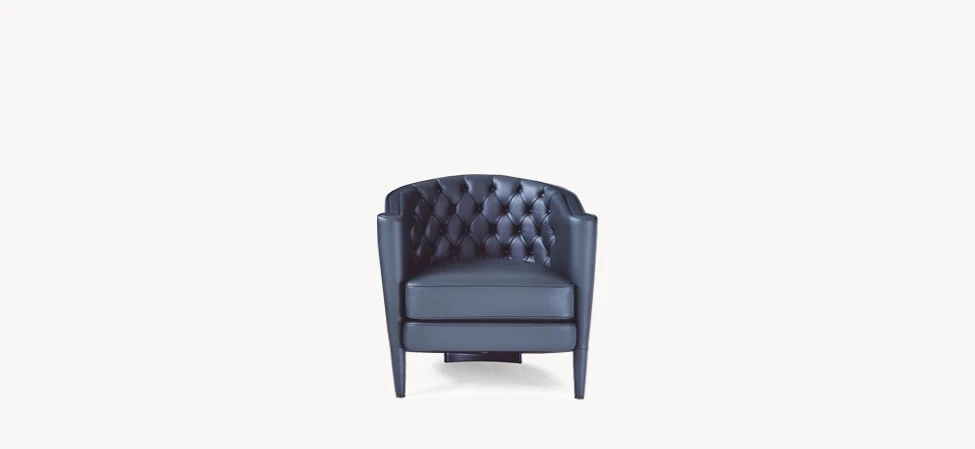 Каркас и наполнение: массив дерева. Современный дизайн Кресло Rich — Moroso, кожа, фото 2
