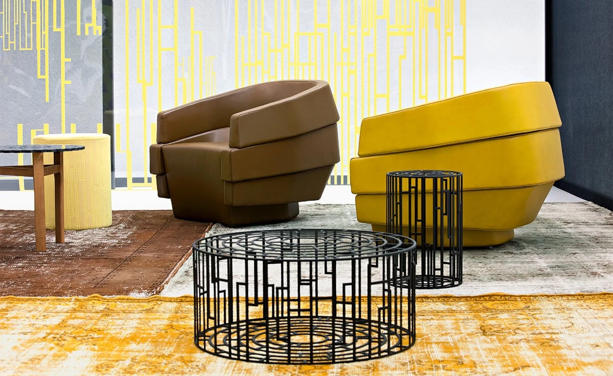 Каркас и наполнение: металл. Современный дизайн Кресло Rift — Moroso, ткань, фото 6