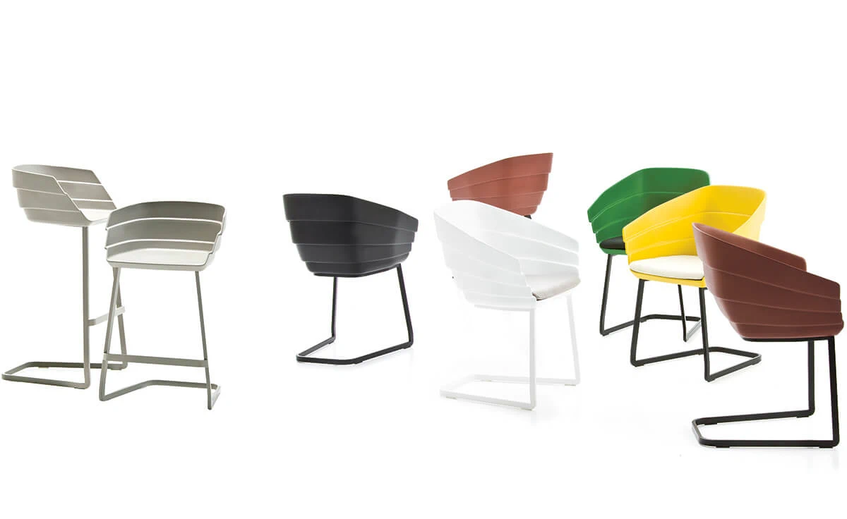 Барный стул Rift — Moroso, металл, фото 5
