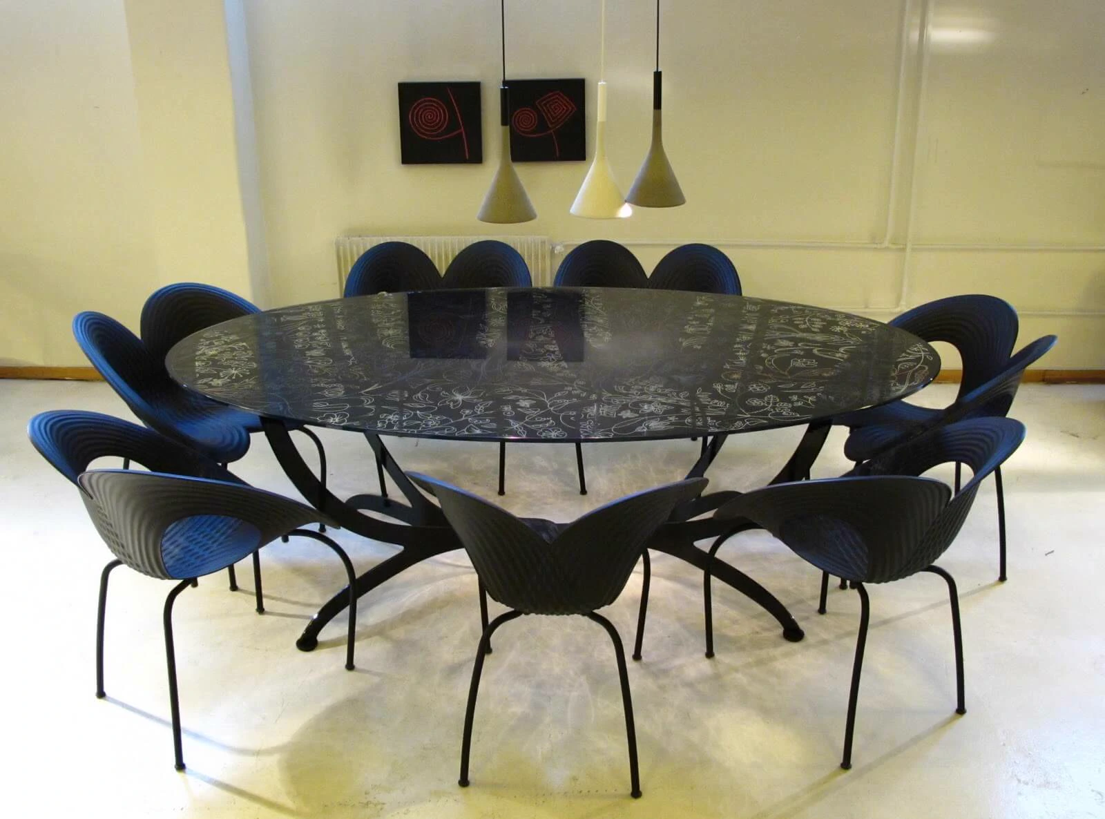 Каркас и наполнение: металл. Современный дизайн Стул Ripple Chair — Moroso, металл, фото 6