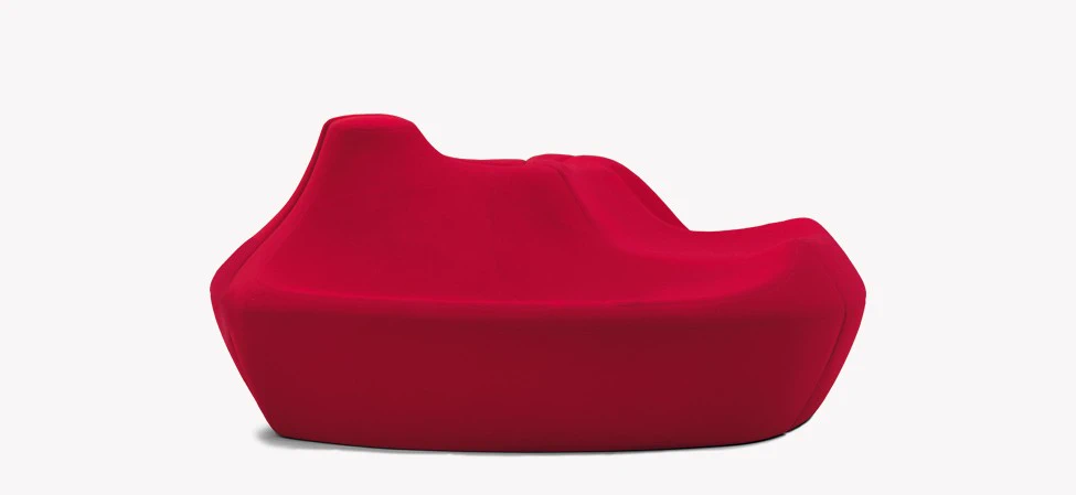 Каркас и наполнение: массив дерева. Современный дизайн Диван Saruyama — Moroso, ткань, фото 5