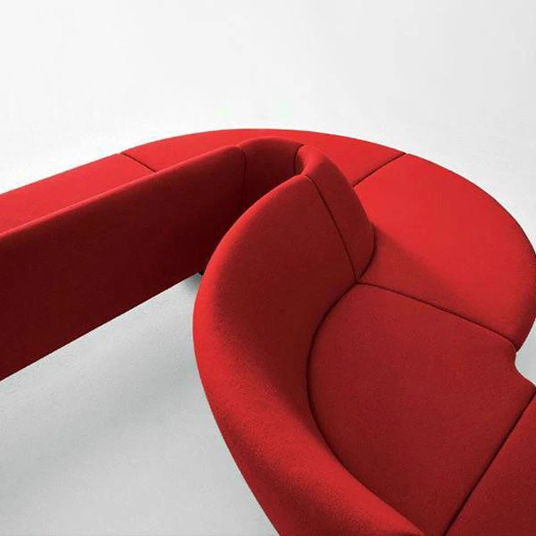 Диван Serpentine — Moroso, кожа, фото 5