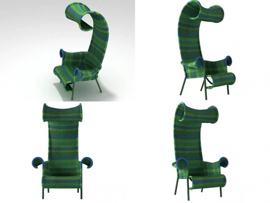 Кресло Shadowy — Moroso, ткань, фото 4