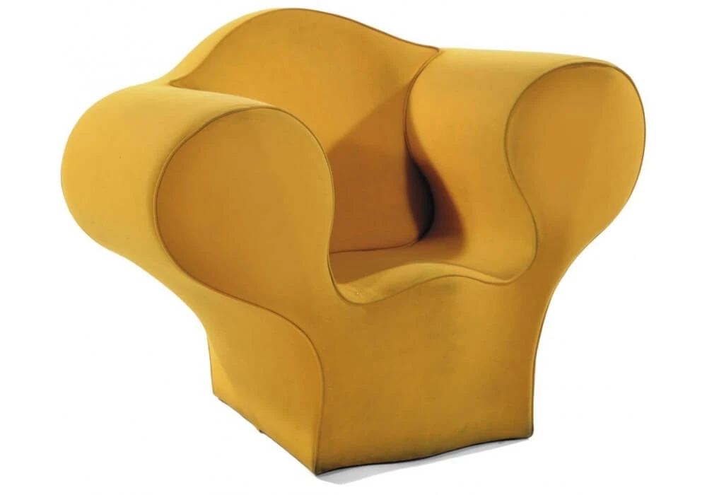 Каркас и наполнение: металл. Современный дизайн Кресло Soft Big Easy — Moroso, ткань, фото 3