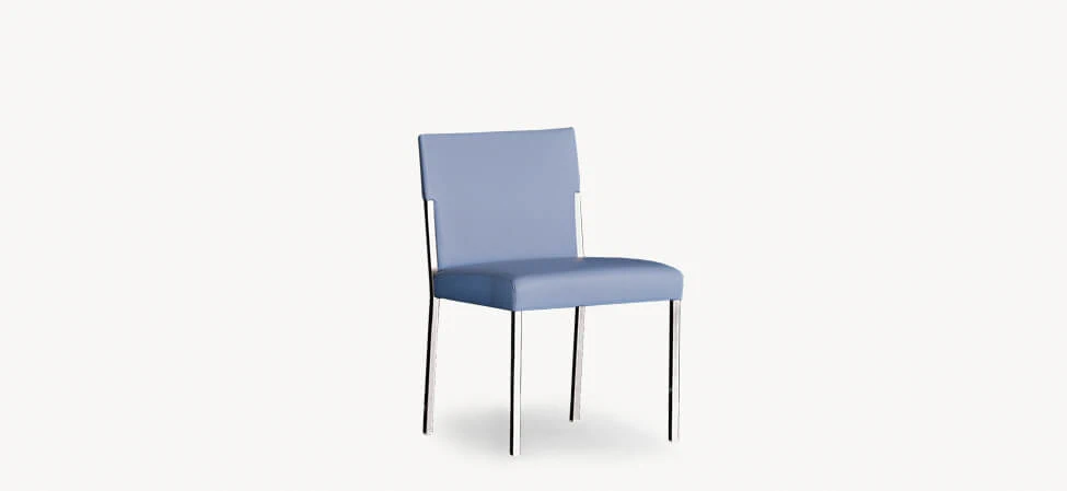 Каркас и наполнение: металл. Современный дизайн Стул Steel — Moroso, кожа, фото 6