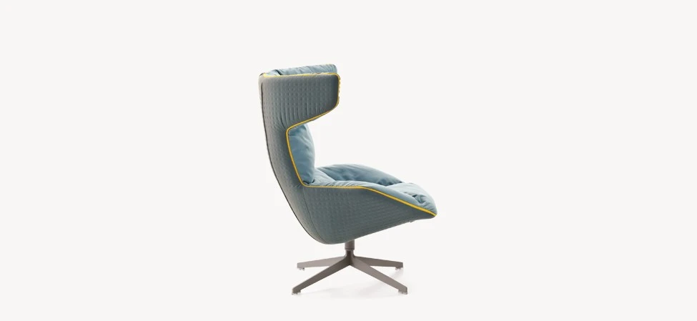Кресло Take a Line For a Walk — Moroso, кожа, фото 4