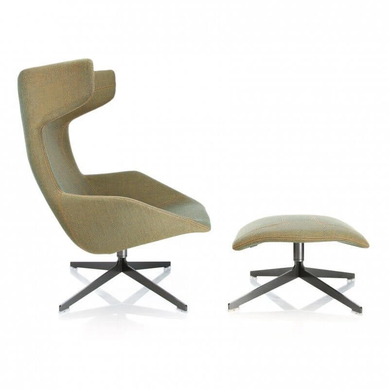 Кресло Take a Line For a Walk — Moroso, кожа, фото 5