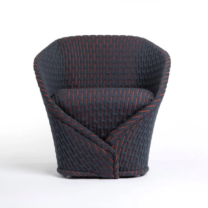 Каркас и наполнение: металл. Современный дизайн Кресло Talma — Moroso, ткань, фото 2