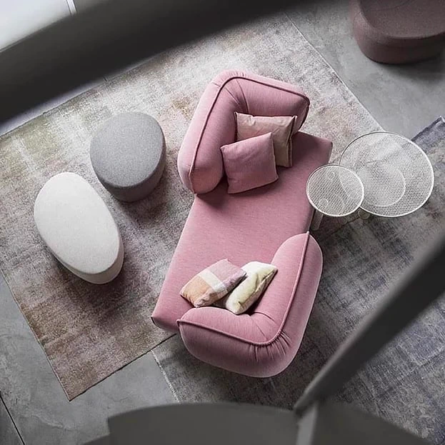 Скамья Tender — Moroso, кожа, фото 4