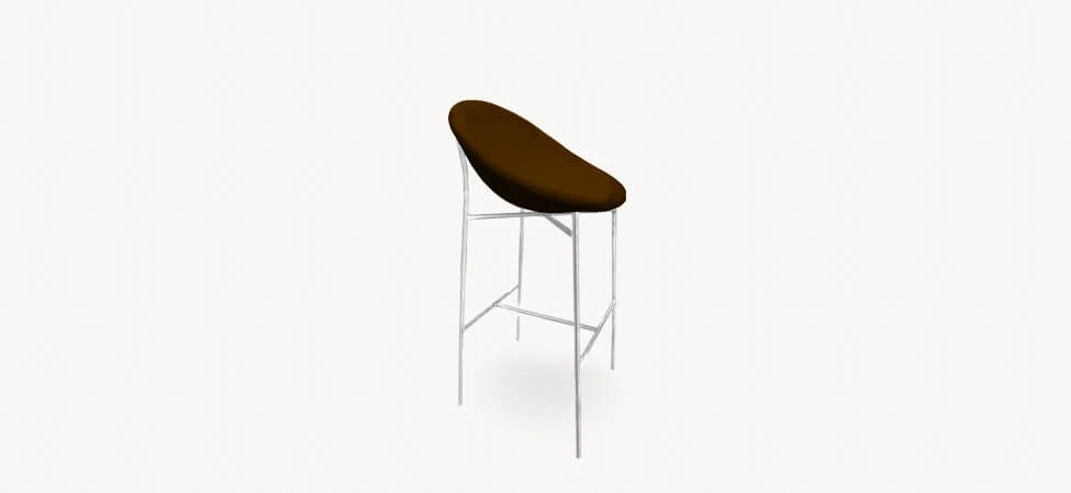 Барный стул Tia Maria — Moroso, кожа, фото 2