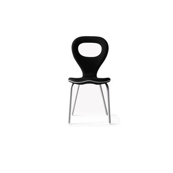 Каркас и наполнение: металл. Современный дизайн Стул Tv chair — Moroso, кожа, фото 2