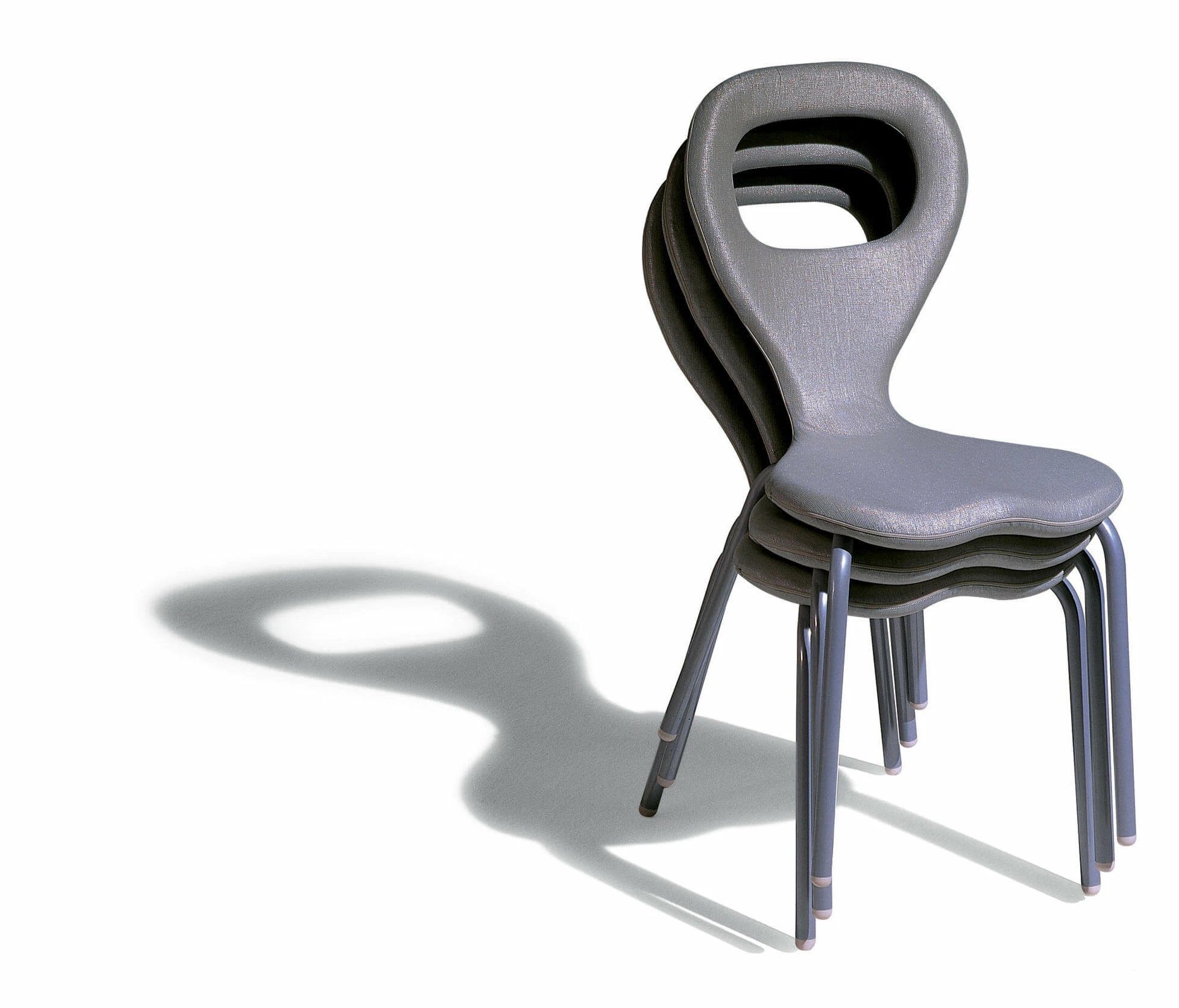 Каркас и наполнение: металл. Современный дизайн Стул Tv chair — Moroso, кожа, фото 3