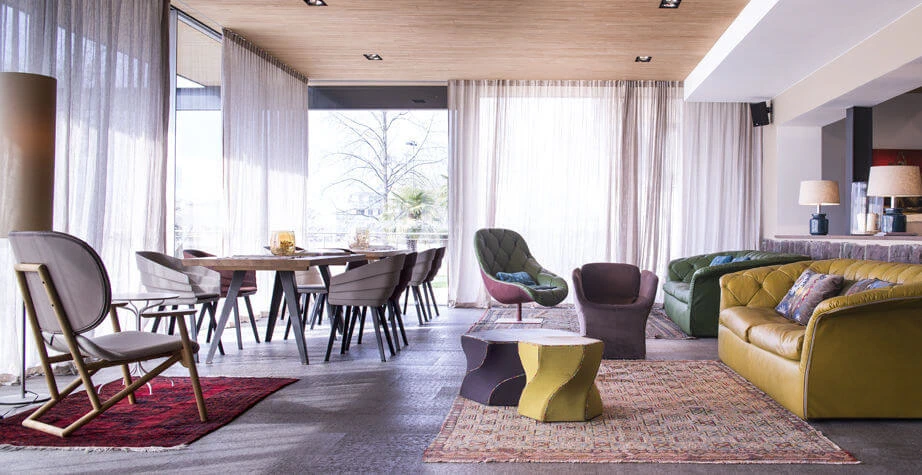пуф Twist Again — Moroso, кожа, фото 4