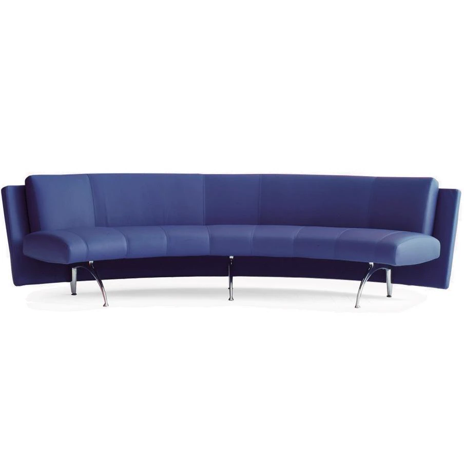 Радиусный диван Waiting — Moroso, кожа