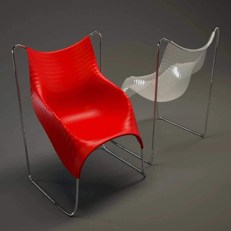 Кресло Wavy — Moroso, металл, фото 4