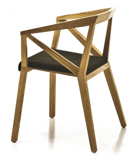 Каркас и наполнение: массив дерева. Современный дизайн Стул YY chair — Moroso, массив дерева, фото 4