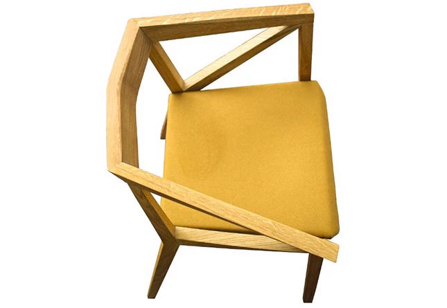 Каркас и наполнение: массив дерева. Современный дизайн Стул YY chair — Moroso, массив дерева, фото 5