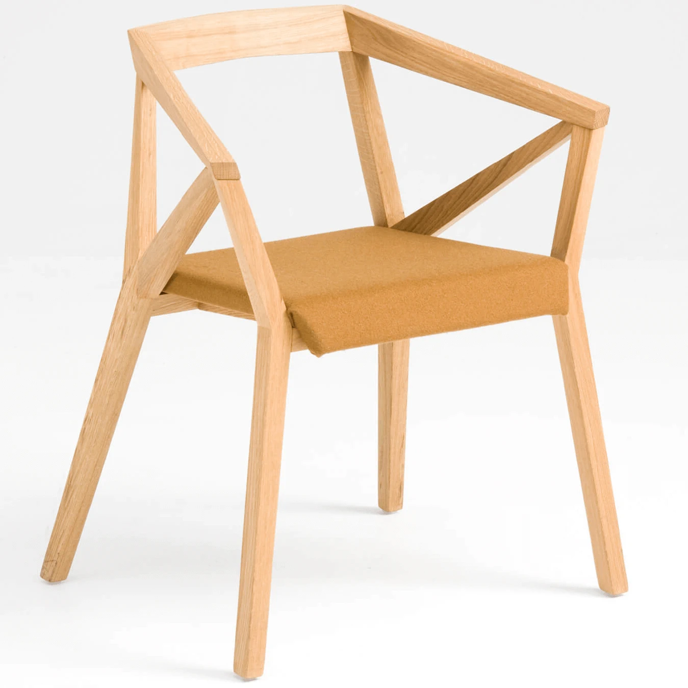 Каркас и наполнение: массив дерева. Современный дизайн Стул YY chair — Moroso, массив дерева