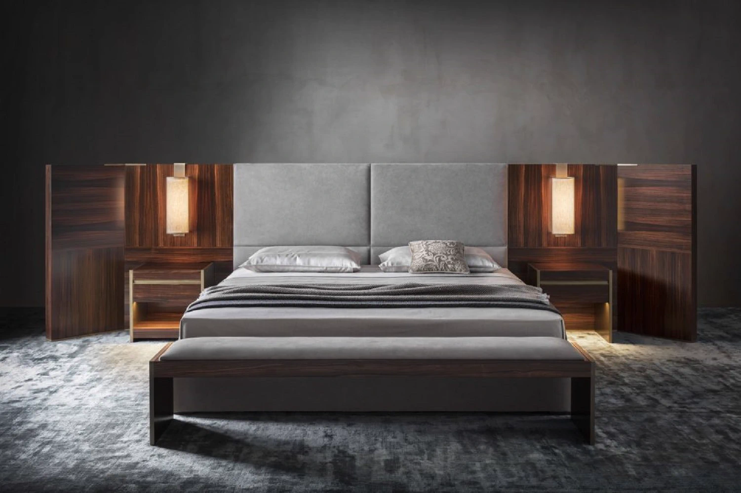 Прикроватная тумбочка Allegretto GN8094 — OAK, дерево, фото 3
