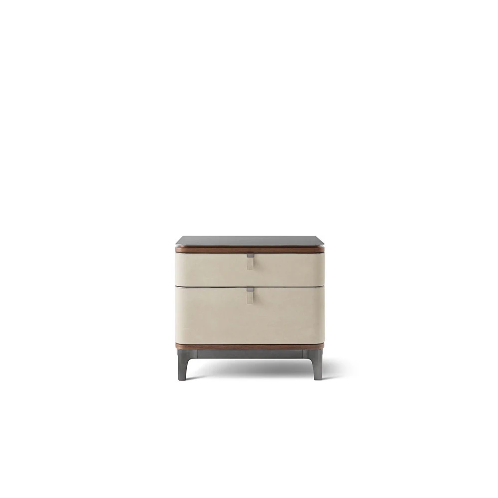 Прикроватная тумбочка Chelsea PM4091 — OAK, кожа