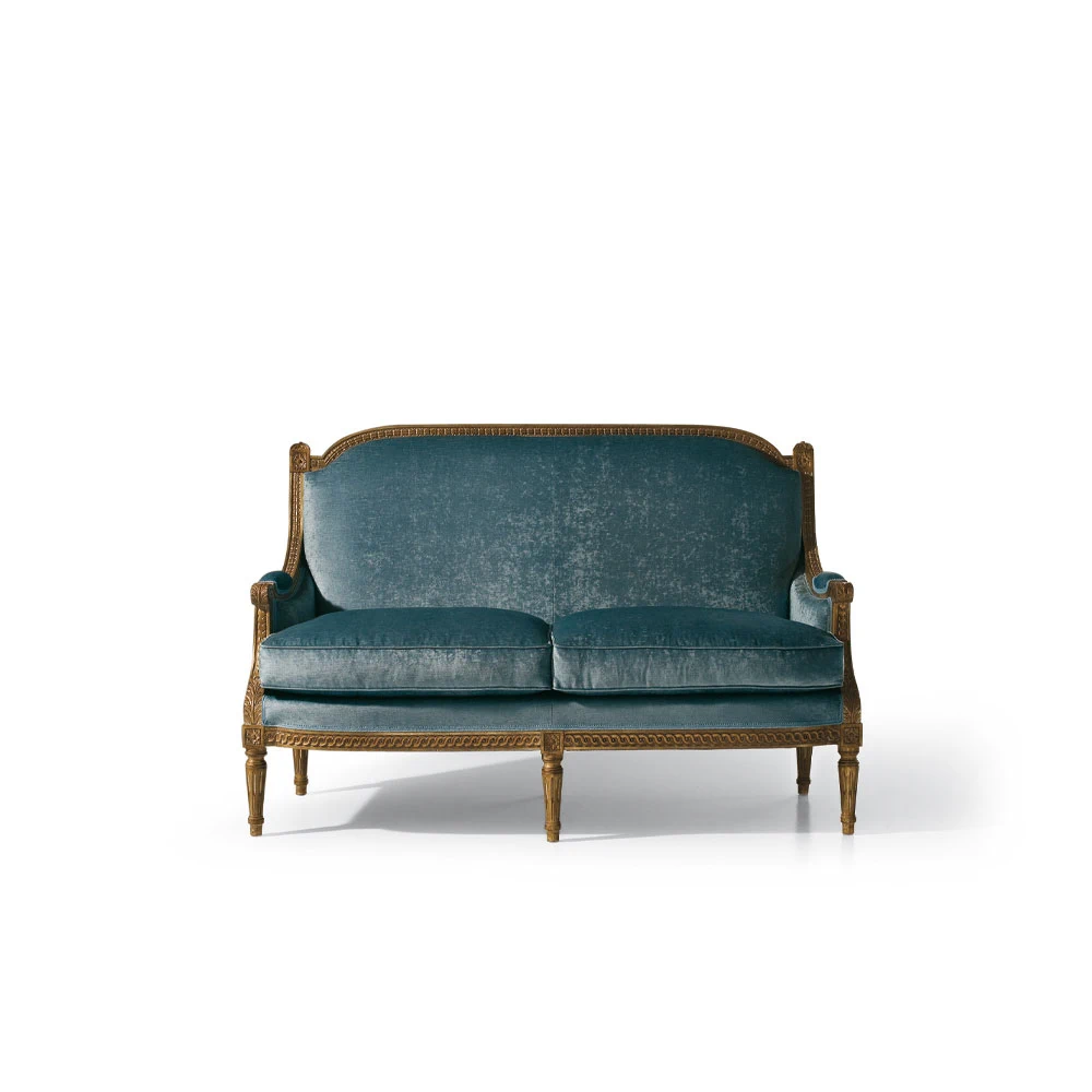 Каркас и наполнение: дерево. Классический стиль Диван Divano/ Epoca: Luigi XVI - Francia 1770 MG3142 — OAK, кожа