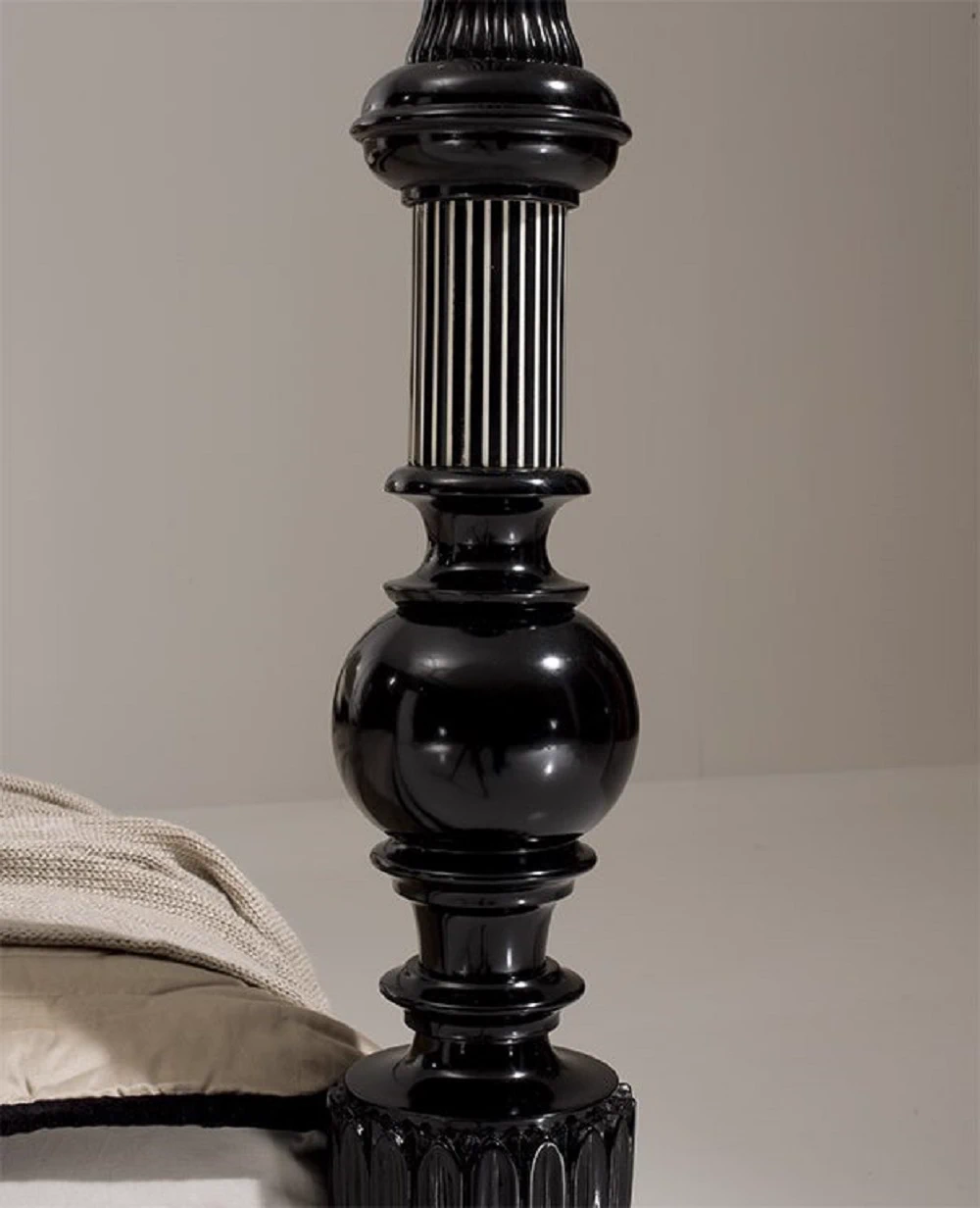 Кровать Letto/ Epoca: Coloniale - Portogallo 1880 MG6402 — OAK, кожа, фото 4