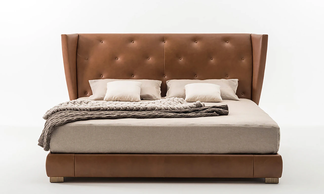 Кровать Magenta SC5090 — OAK, кожа, фото 3