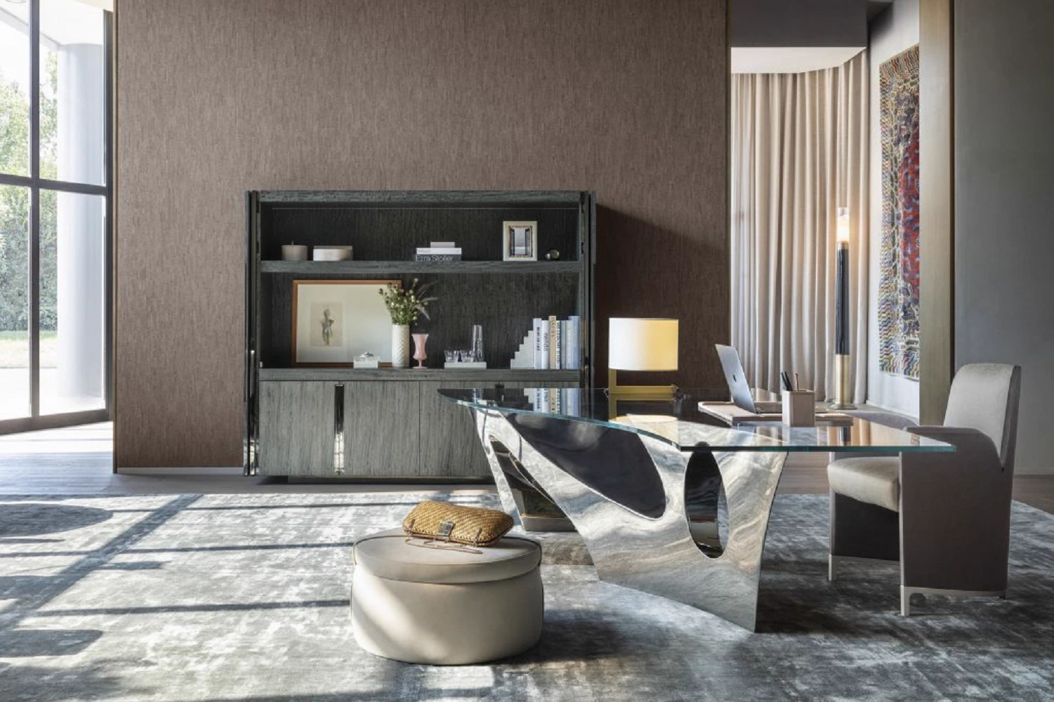 Стул Manhattan PM4021 — OAK, кожа, фото 4