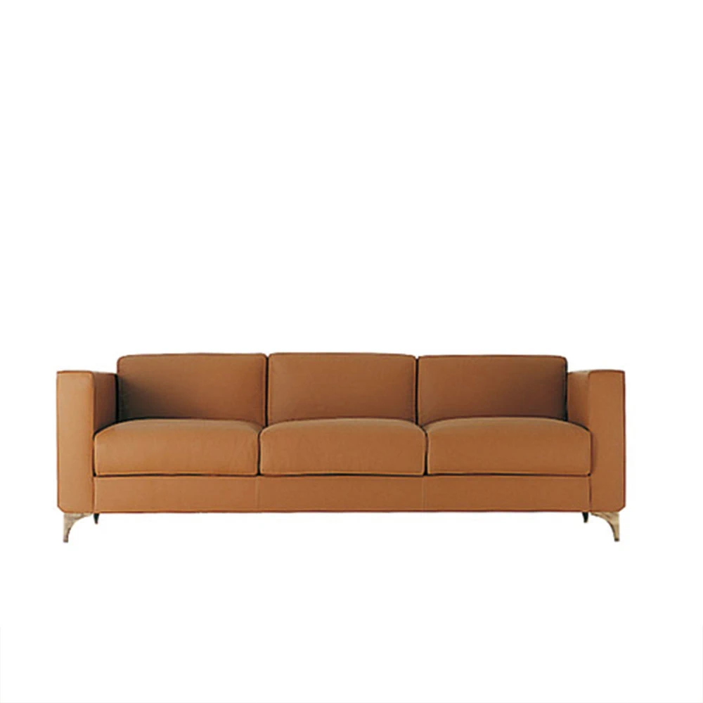 Каркас и наполнение: металл. Современный дизайн Диван Nabila SC1008/3P — OAK, кожа