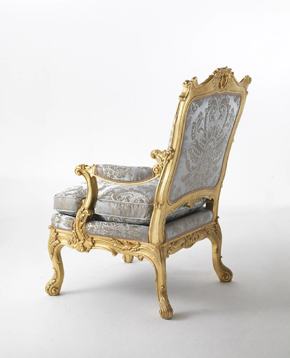 Кресло Poltrona/ Epoca: Giorgio II - Inghilterra 1740 MG3411/1 — OAK, кожа, фото 3