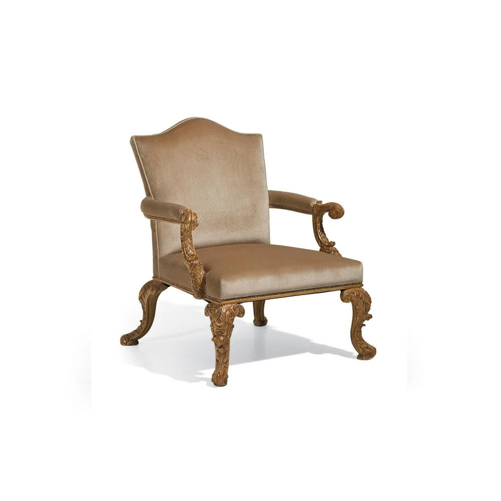 Кресло Poltrona/ Epoca: Giorgio II - Inghilterra 1750 MG3161 — OAK, кожа