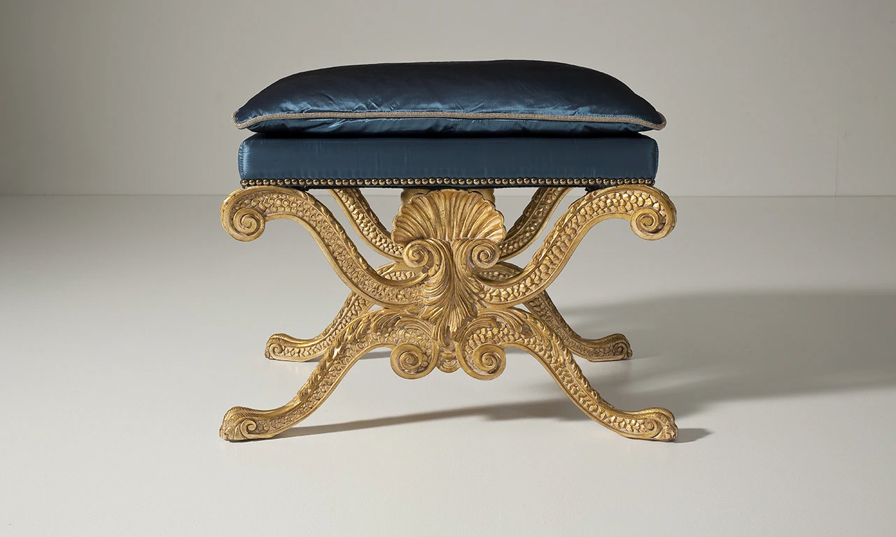Пуф Pouf/ Epoca: Giorgio II - Inghilterra 1750 MG3500 — OAK, кожа, фото 3